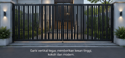 Portfolio Model Pagar - Vertikal Modern